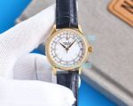 Swiss Replica Rolex Cellini 9015 Rose Gold Ladies Watch White Dial 32mm